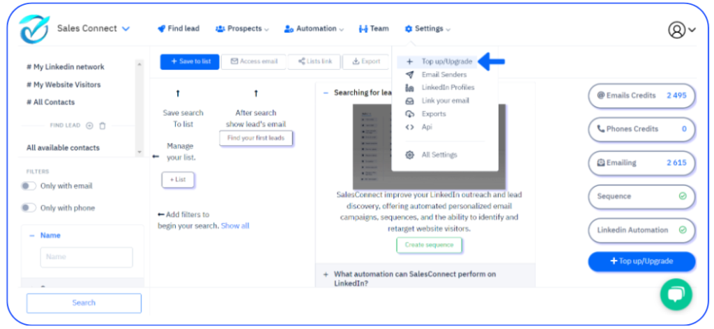 subscription plans salesconnect