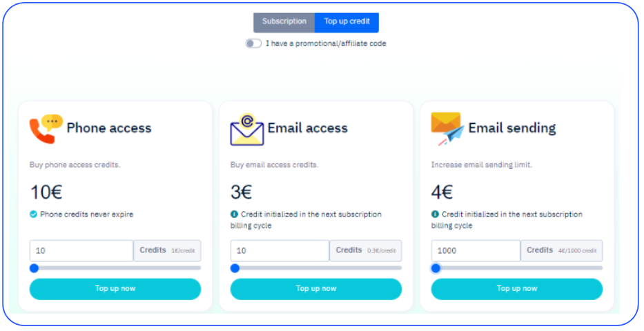 subscription plans