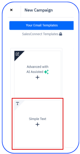 single campaign salesconnect2